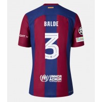 Barcelona Alejandro Balde #3 Hjemmebanetrøje Dame 2023-24 Kortærmet